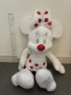 ホワイトミニーマウス　レアなぬいぐるみ