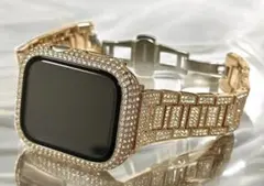 G6★アップルウォッチバンド ステンレスベルト Apple Watch キラキラ