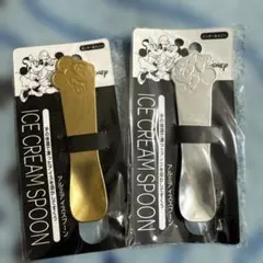 Disney アルミ　アイスクリームスプーン2本セット