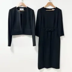 美品✨Chloe　ノーカラージャケット＋ワンピース　ブラックフォーマル　9AR