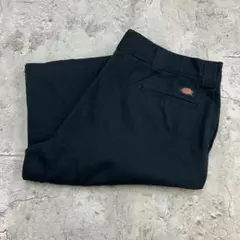 Dickies　874　ワークパンツ　ディッキーズ　無地　古着　ブラック　W42
