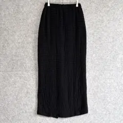 【フリークスストア】 ジャガード マキシ ロング タイトスカート M ティアード