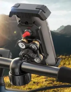 JOYROOM 自転車用スマホホルダー [二重耐衝撃] 　4.7～7インチ対応のサムネイル