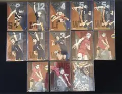 ハイキュー‼︎クリアカードまとめ売り13枚　【バラ売り⭕️】