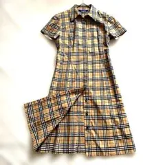 レア✨美品✨バーバリーブルーレーベル ワンピース ノバチェック シャツワンピ