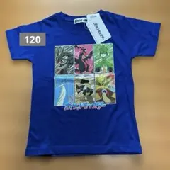 新品　ポケモン Tシャツ 半袖　青　120