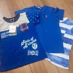 ミキハウスブルー系Tシャツ110のサムネイル