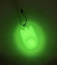 ブルマァク　怪獣の足形キーホルダー　蓄光　大ブルマァク展　ソフビ