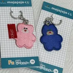 mojojojo ドキドキくじ　F賞　刺繍キーホルダー　Nicky ピンクくま