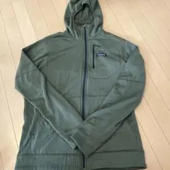 patagonia フード付きジャケット L オリーブグリーン