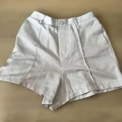しまむら　ハーフパンツ　ホワイトのサムネイル