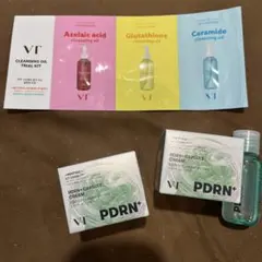 VT PDRNカプセルクリーム100 2個、クレンジングサンプル、化粧水40ml
