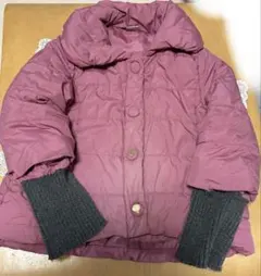 120 petit main ピンク 中綿コート ダウンジャケット　ダウンコート