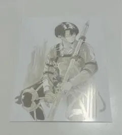 進撃の巨人　映画特典　ビジュアルカード　ポストカード　リヴァイ