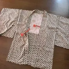 美品！レトロポップ 羽織 紺地 フラワー 昭和レトロ 身丈74cm - メルカリ