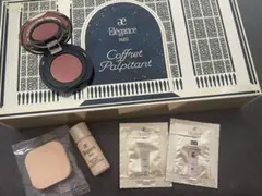 新品♡Elegance ❤︎クリーム フェイスカラーピンク系＆ファンデ3ml・下地