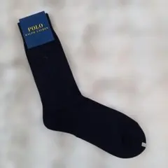 【Polo Ralph Lauren 】メンズネイビー リブソックス25～26㎝