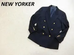 JONES NEW YORK 紺ブレ ダブル 銀ボタン ベルベット襟 USA製 - メルカリ