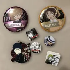 名探偵コナン　缶バッジ ストラップ　　　クリップセット