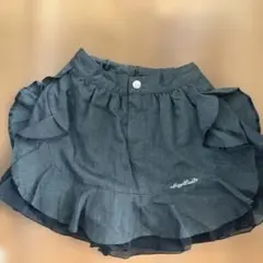 mezzopiano グレー フリルスカート M(150)