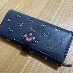 美品】familiar♡長財布 ネイビー 赤系チェック - メルカリ