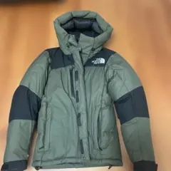 The North Face ダウンジャケット オリーブグリーン チェック柄M 