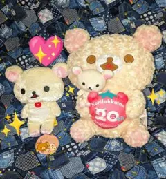♡美品♡コリラックマ２０ｔｈぬいぐるみＸＬプレミアム＆中位＆小さなヌイグルミ♡♡