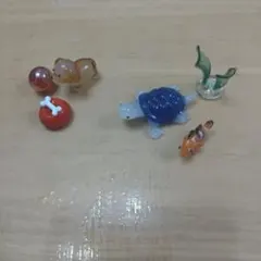 ガラス細工 金魚 置物 4個セット(ゆずき様) - メルカリ