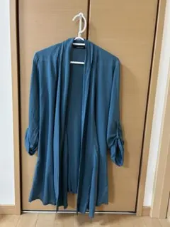 MAYSON GREY 青緑 カーディガン　羽織りサイズ２