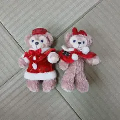 ダッフィー シェリーメイ ぬいぐるみバッジ クリスマス - メルカリ