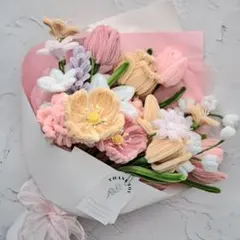 モールフラワー 春色ブーケ 花束 枯れない花 ギフト 卒業 入学 プレゼント