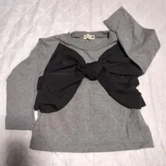 r32 【秋冬】branshes キッズ グレー長袖トップス（サイズ100）