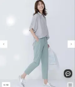 エニィスィス　エアリーストレッチ テーパードパンツのサムネイル
