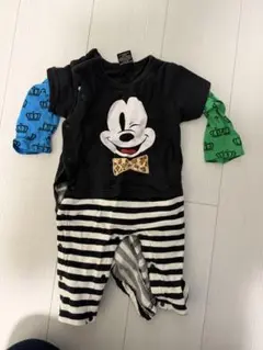 ミッキー　ロンパース ベビードール　80センチ