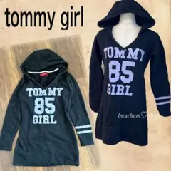 tommy girl♡85 パーカーワンピース　ミニ丈