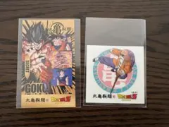 ドラゴンボールZ シークレット含むうどん札 亀仙人ステッカー