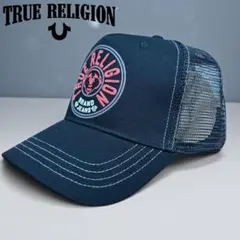 True religion トゥルーレリジョン メッシュキャップ ブラック ロゴのサムネイル