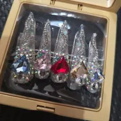 クリスタル装飾 ネイルチップ