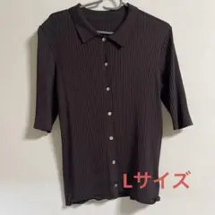 古着 リブニット ポロシャツのサムネイル