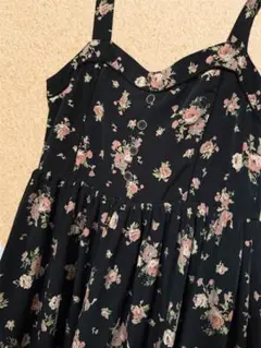 マジェスティックレゴン　フラワープリントワンピース