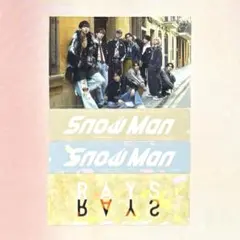 【コピー❌】 SnowMan 『RAYS』購入特典 ステッカー 集合＋ロゴ 4枚