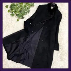 新品】ZARA ザラ マンテコ ウール ブラック ポンチョ 金具 Lサイズ