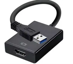 変換アダプタ USB3.0 5Gbps高速 1080P対応 USB HDMI