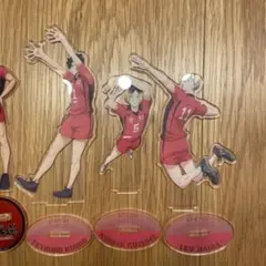 ハイキュー!! アクリルスタンドセット(月島蛍•黒尾鉄朗•孤爪研磨•灰羽リエーフ