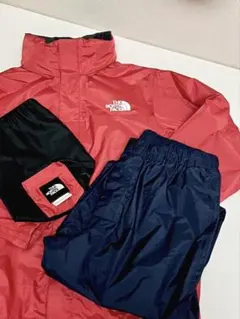 美品THE NORTH FACE キッズ レインスーツ NPJ11501 130のサムネイル