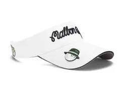 malbon マルボン ゴルフ サンバイザー ホワイト マグネットマーカー付き 2026年最新】Malbon Golf ゴルフ レディース バイザーの人気アイテム