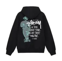 Stussy バックプリント ジップパーカー