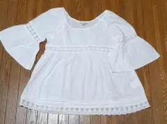 ロデオクラウンズ　五分袖ブラウス