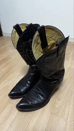 70S　USA製　JUSTIN 10D　ウエスタンブーツのサムネイル