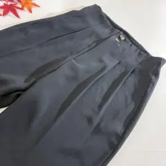 Fashion classic スラックス プリーツスラックス ストレート M